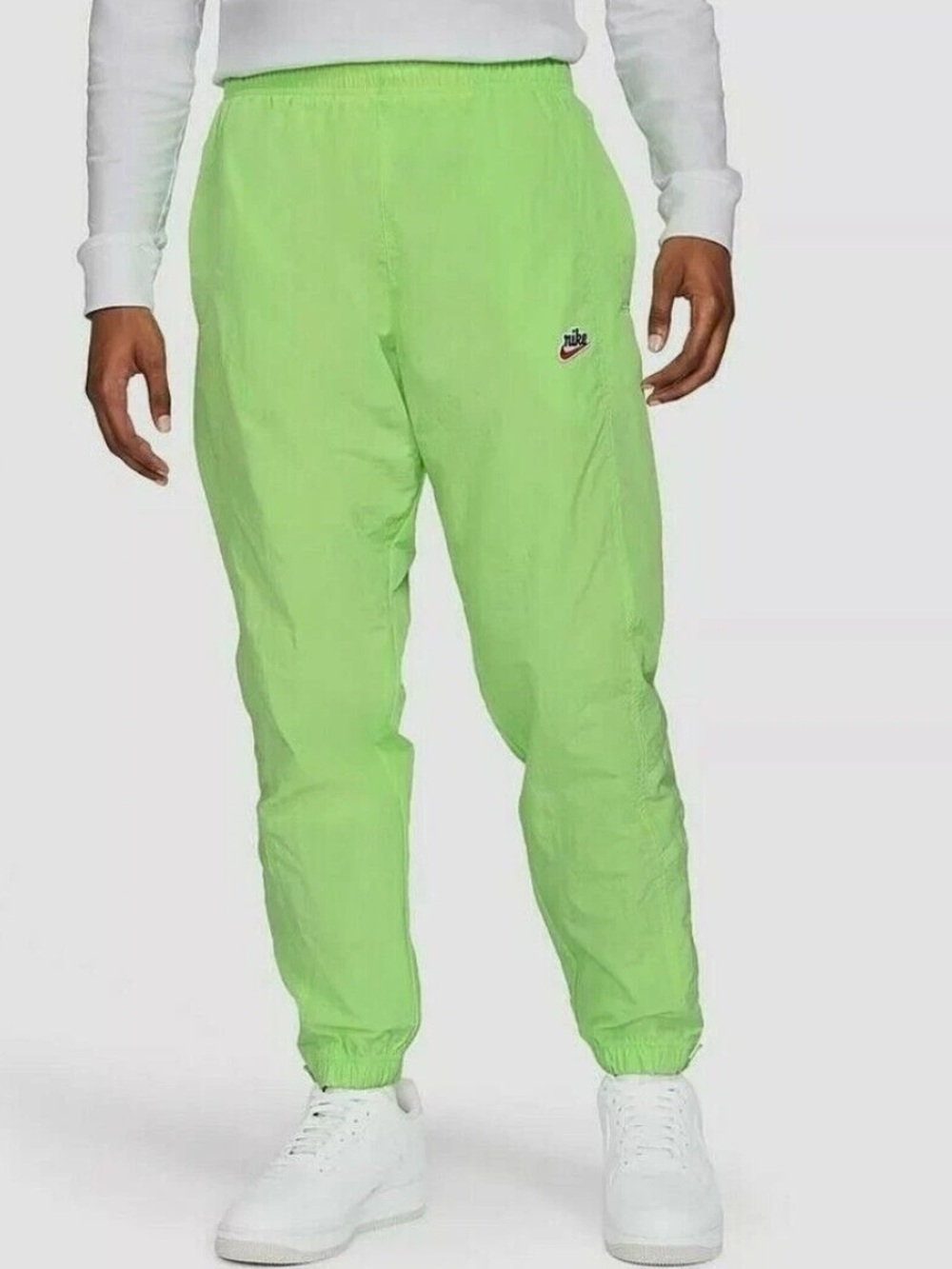 Nike Sportswear Heritage Windrunner Mens Woven Pants Key Lime Size M